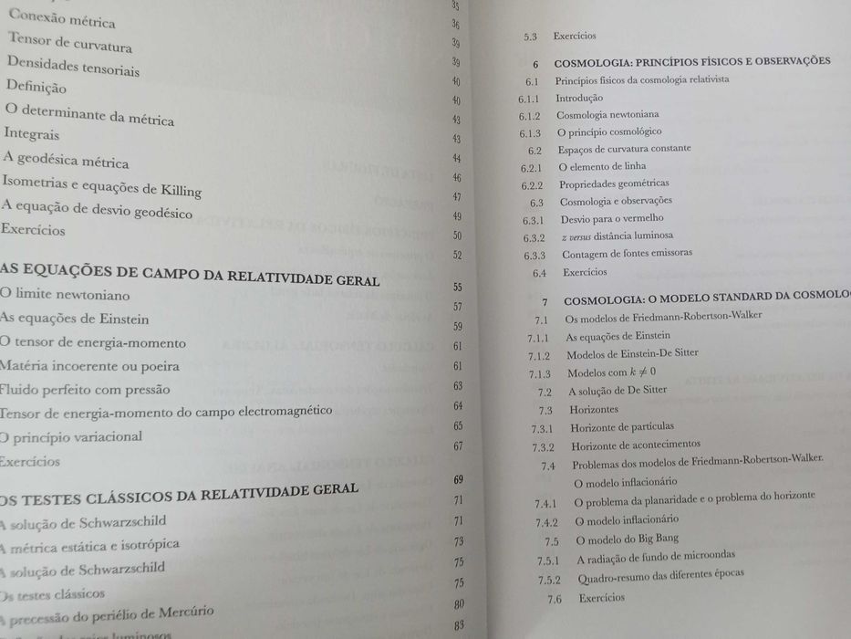 Teoria da Relatividade Geral, uma introdução
