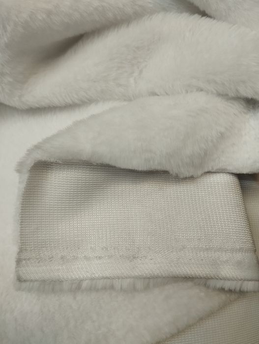 Остатки Велюр новогодний красный