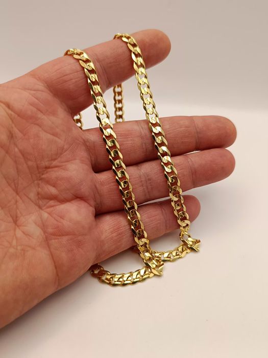 Złoty Łańcuszek Pancerka 60cm Pr.585 14K Nowy