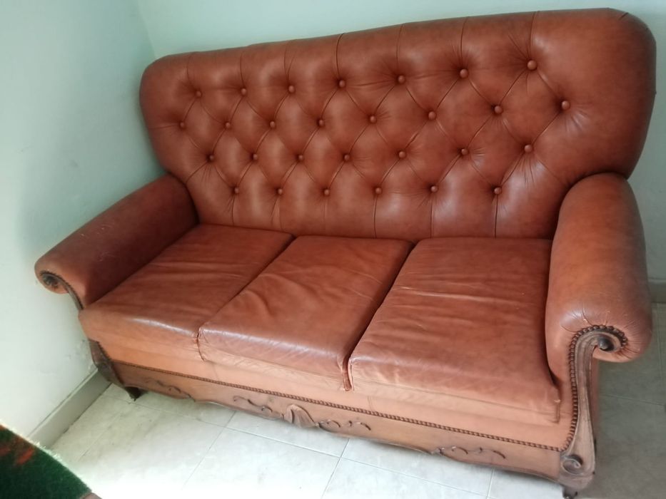 Terno de sofás usado