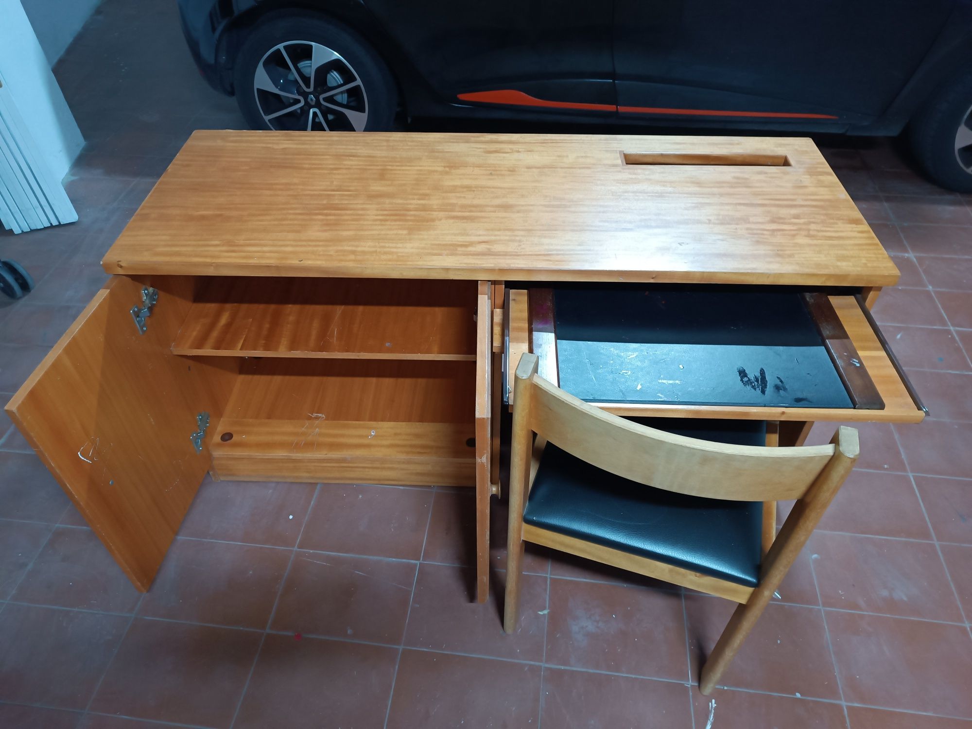 Secretaria escritorio + cadeira