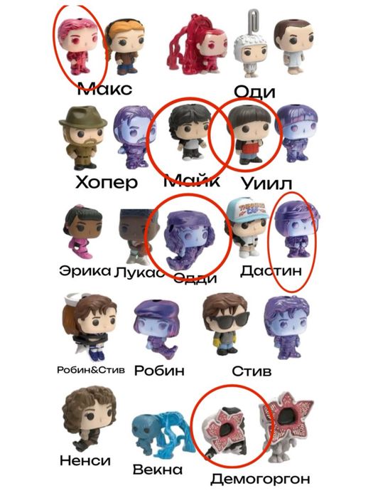 ОБМІН кіндери осд Kinder Joy Stranger Things