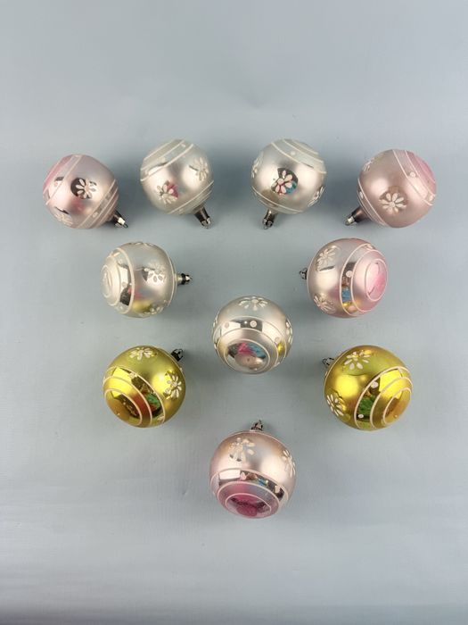 Bombki choinkowe bańki ozdoby świąteczne szklane
