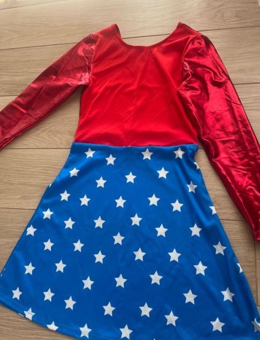 Sukienka na bal strój Wonder Woman H&M 134/140 plus opaska