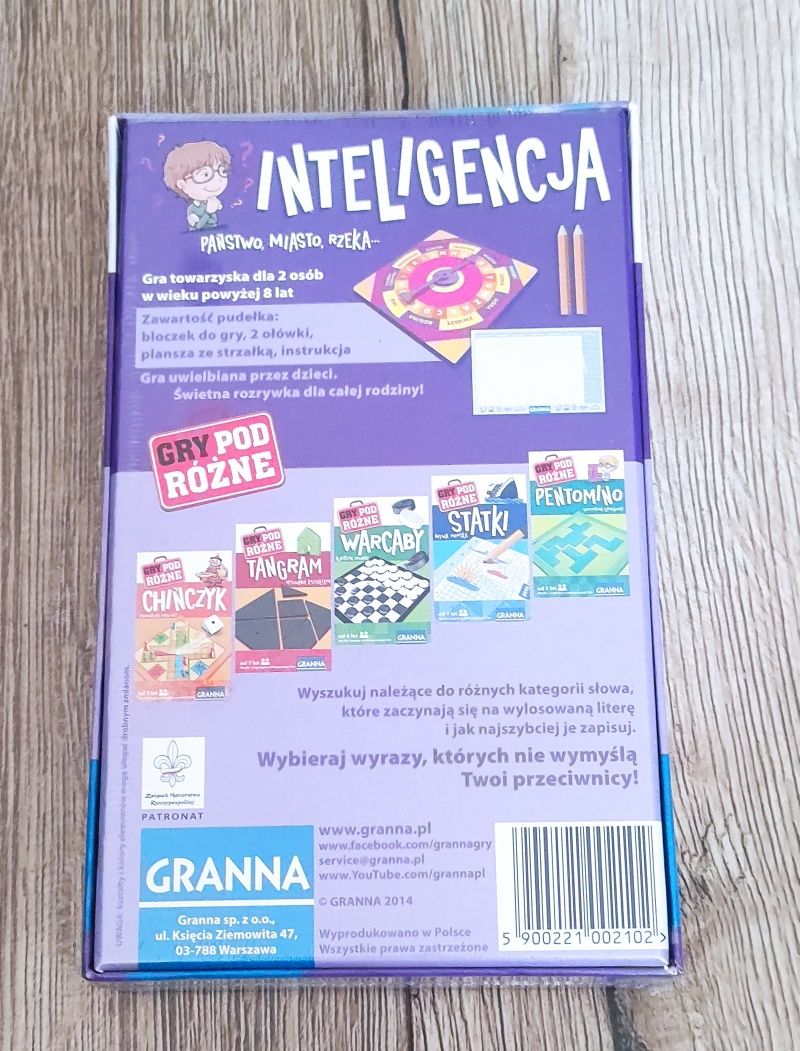 Gra gry podróżne Inteligencja Państwa Miasta nowa