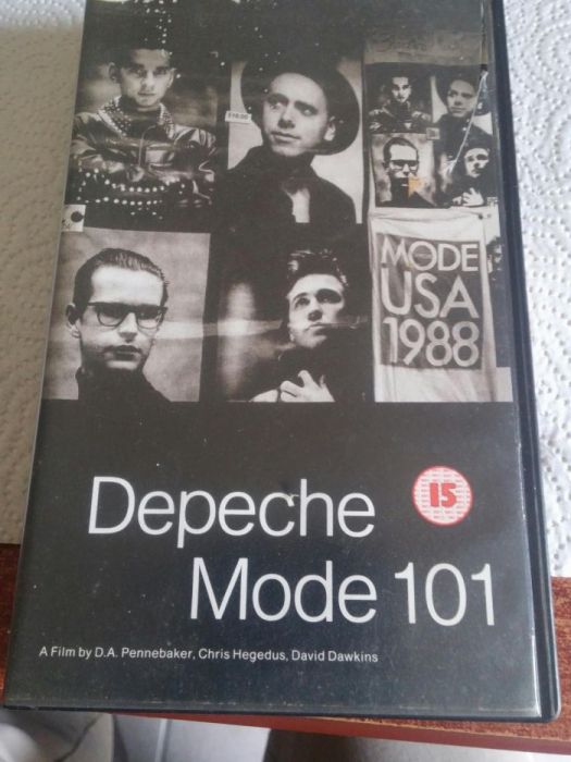 Depeche Mode 101. Cassete VHS n°1 em Portugal