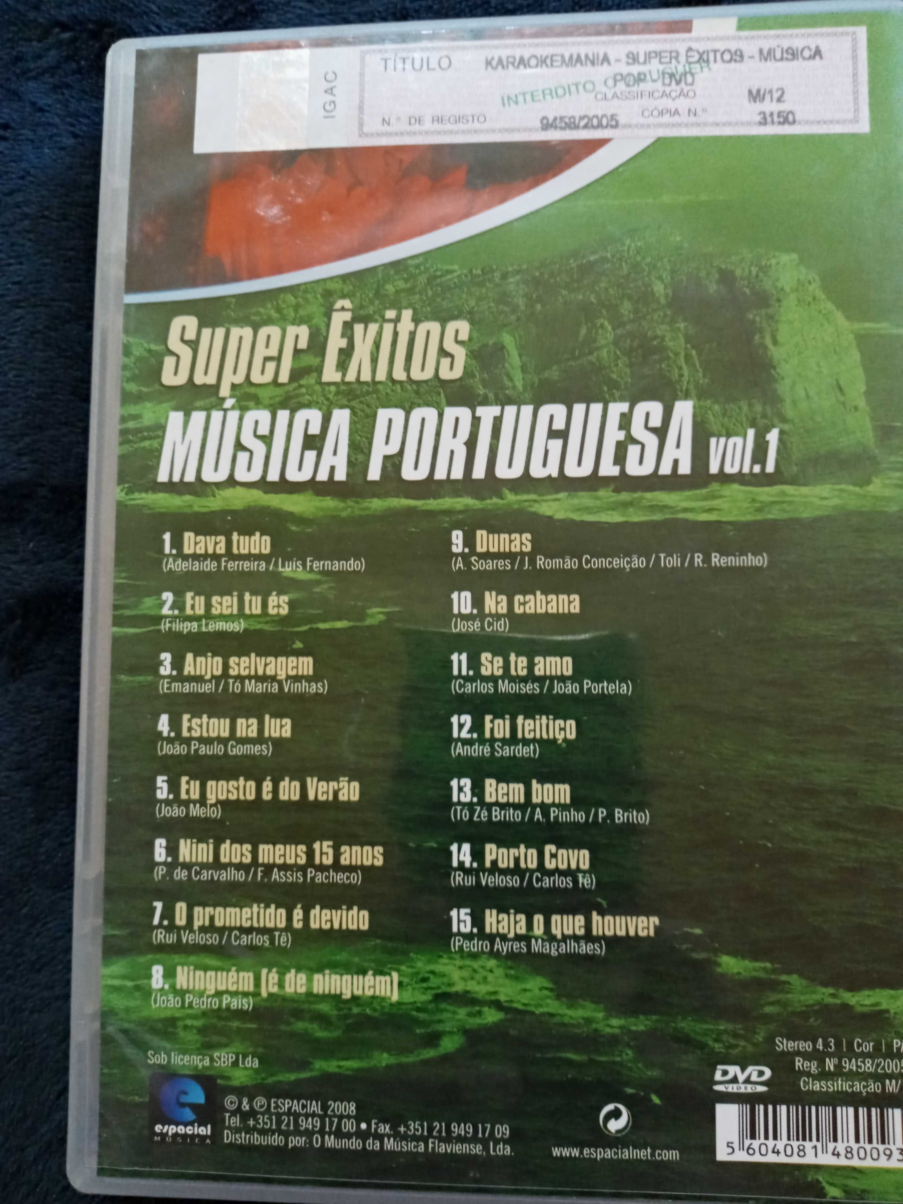 3 DVDs de Karaoke