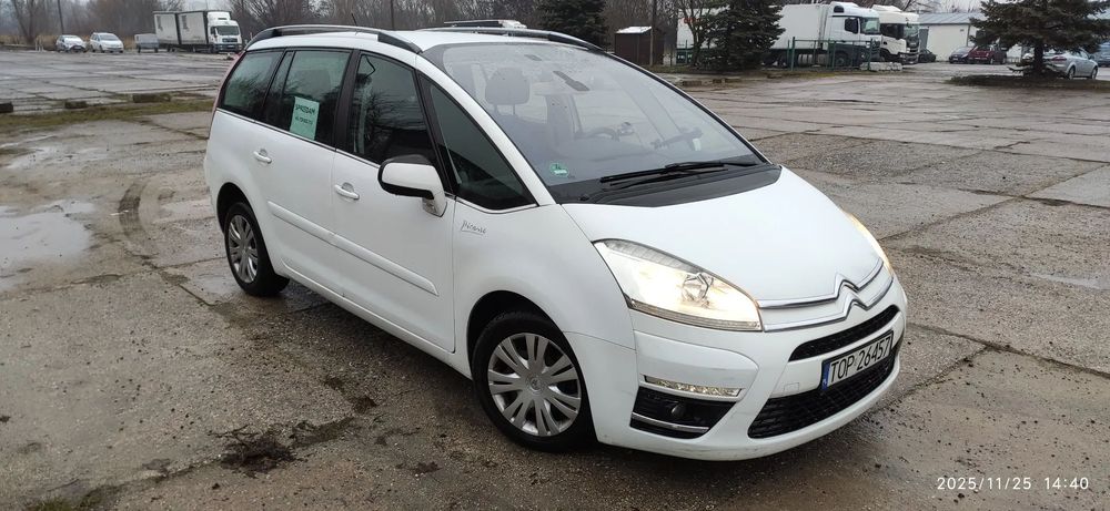 Citroën C4 Picasso 2.0 150km, bez DPF, 7osobowy, bdb stan