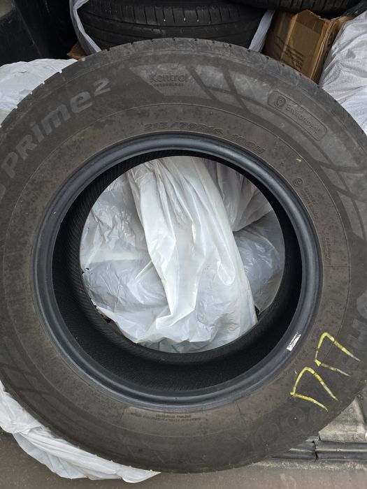 Б/у резина літо (215/70R16) - 4 шт+повноцінна запаска на литому диску