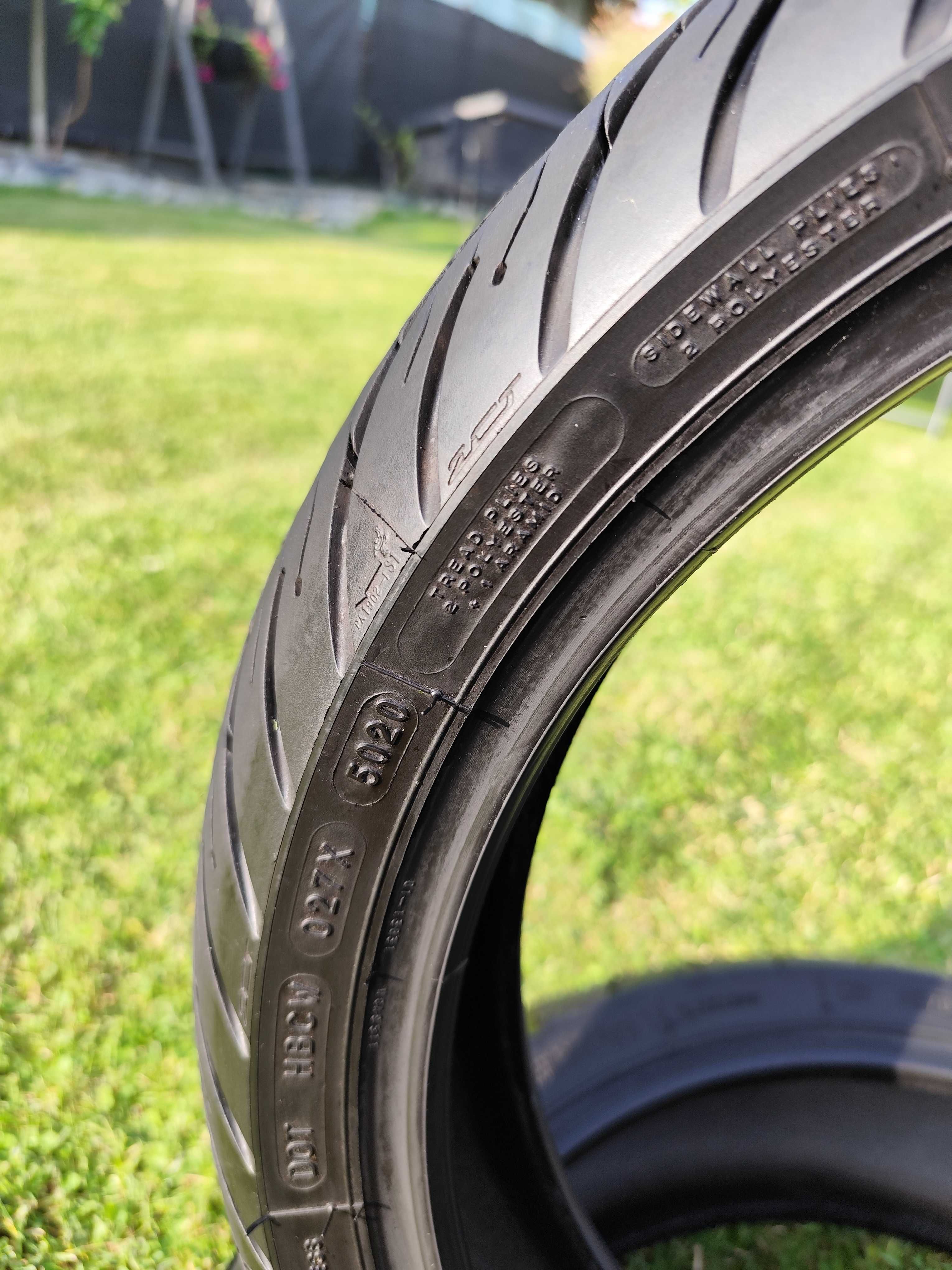 Opony Michelin 180/55/17 i 120/70/17 komplet 2020r motocykl