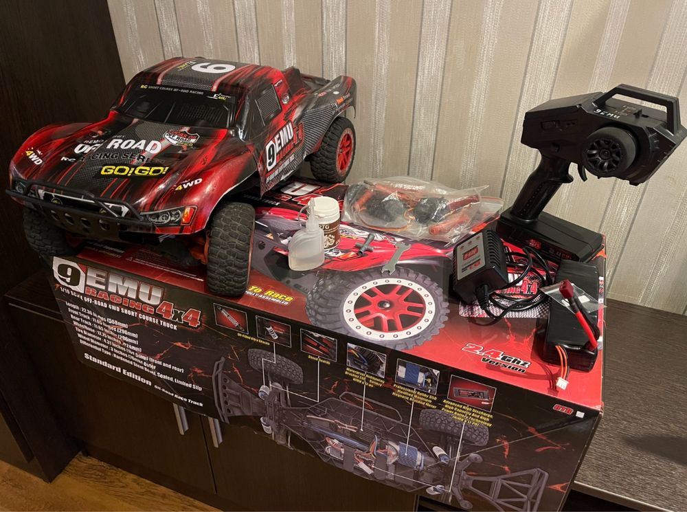 Машинка на радиоуправлении Remo Hobby 9EMU RS model