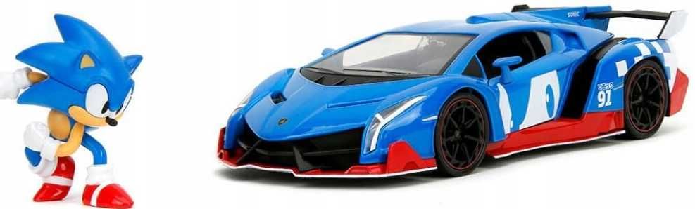 Model samochodu Jada Hollywood Rides Sonic Lamborghini Veneno