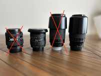 lote de 2 lentes autofocus para Nikon