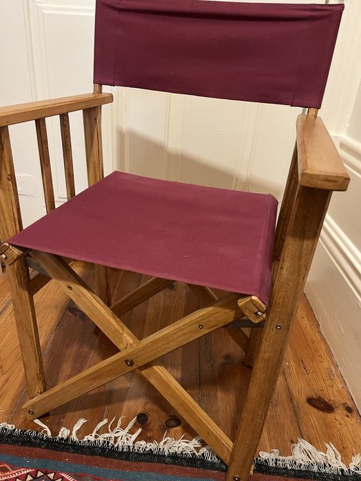 2 60Cadeiras de realizador e tecido bordot