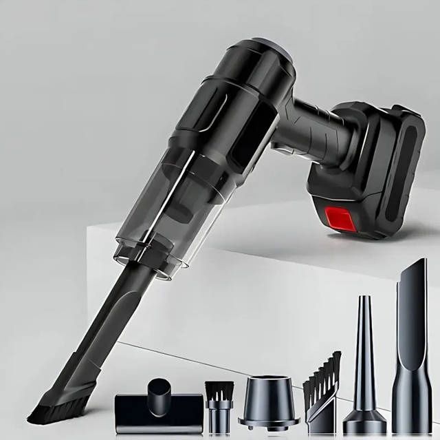 Автомобильный пылесос Dust Collector AND904 5 насадок 1 АКБ 9997