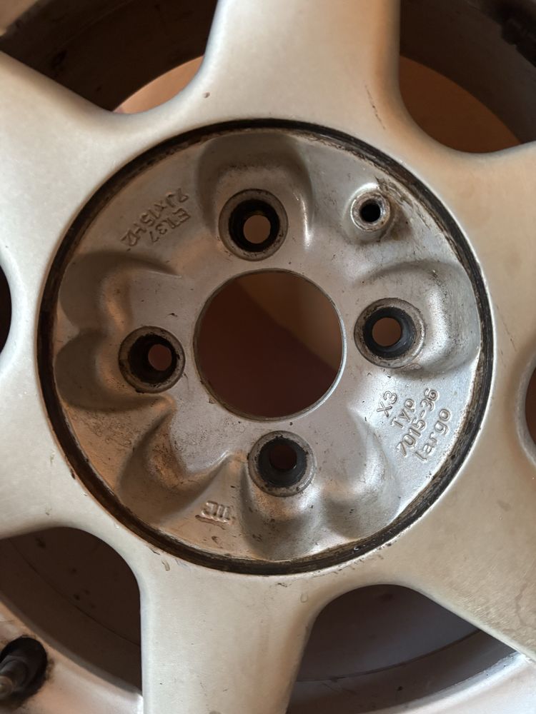 Felgi aluminiowe 15” 4x100 – Opel Vectra