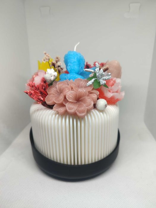 Vela decorativo Anjo das Flores