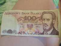 Banknot PRL 100 zł z 1988r. Kolekcjonerski