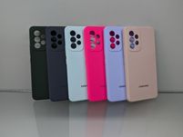 Топ! Samsung A53 Премиум софт тач с логотипом чехол чохол