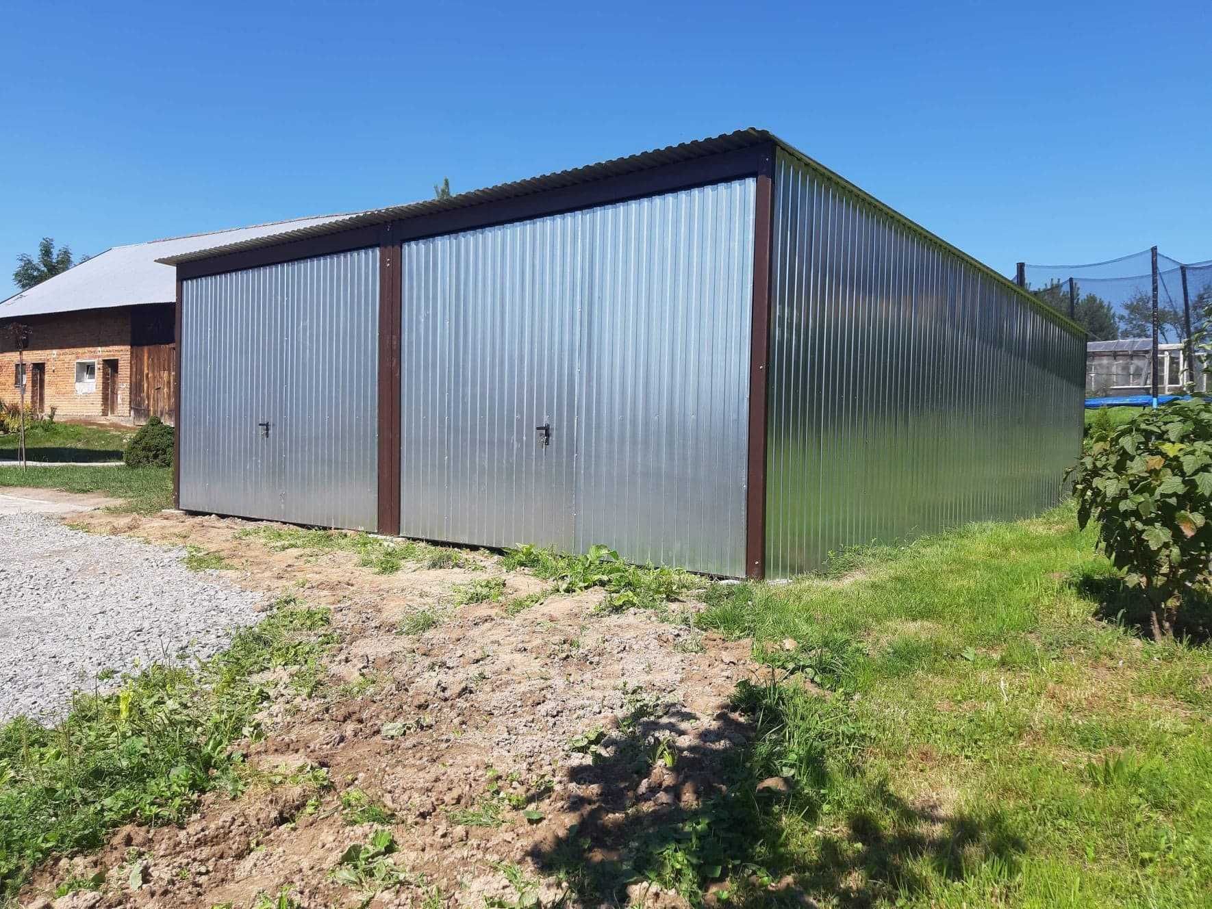 Garaż blaszak 2x3 Garaż blaszany 6x8 7x7 Gratis Blaszaki 3x5 4x5 4x6