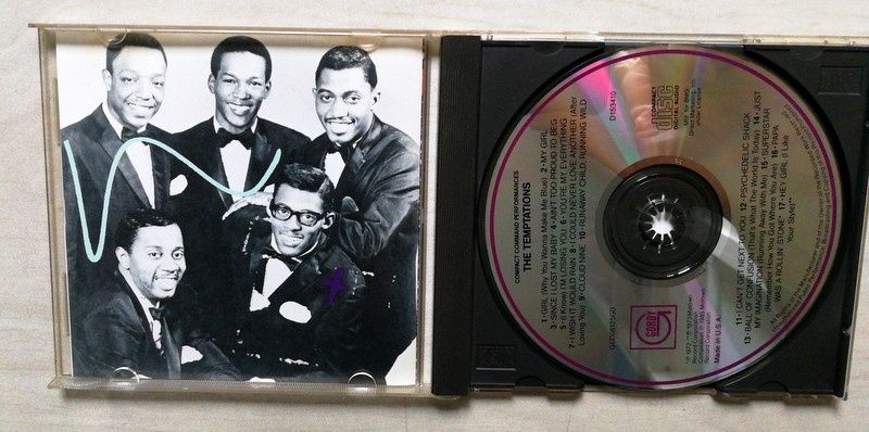 The Temptations - Compact Command Performances CD USA