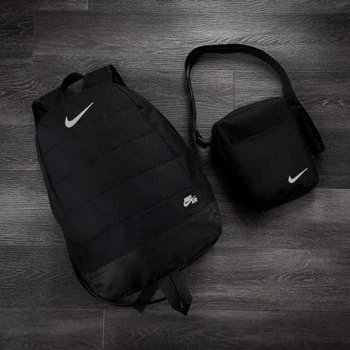 Комплект Nike Рюкзак городской спортивный + Бананка сумка поясная Найк