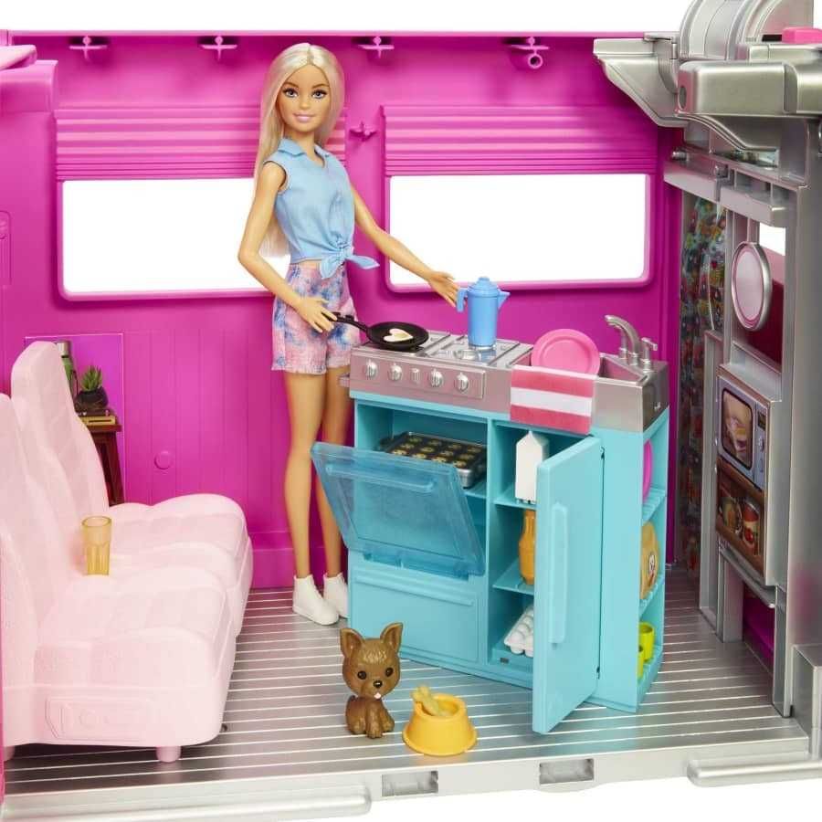 Camper Barbie Кемпер барбі мрії фургон трейлер з водною гіркою HCD46