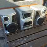 Wieża stereo, Panasonic SA-AK44, głośniki 60/140W, S woofer, radio