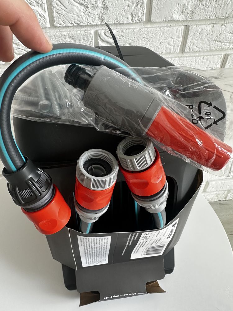 Котушка Gardena Dual Hose Box 25 м навісна переносна оригінал Німеччин