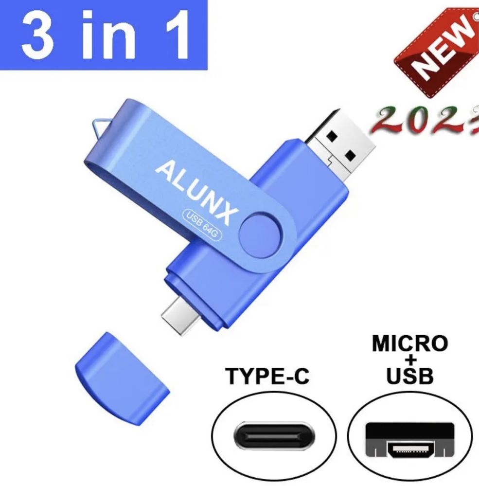 USB флешка 3в1