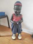 Estátua decorativa vintage 62cm