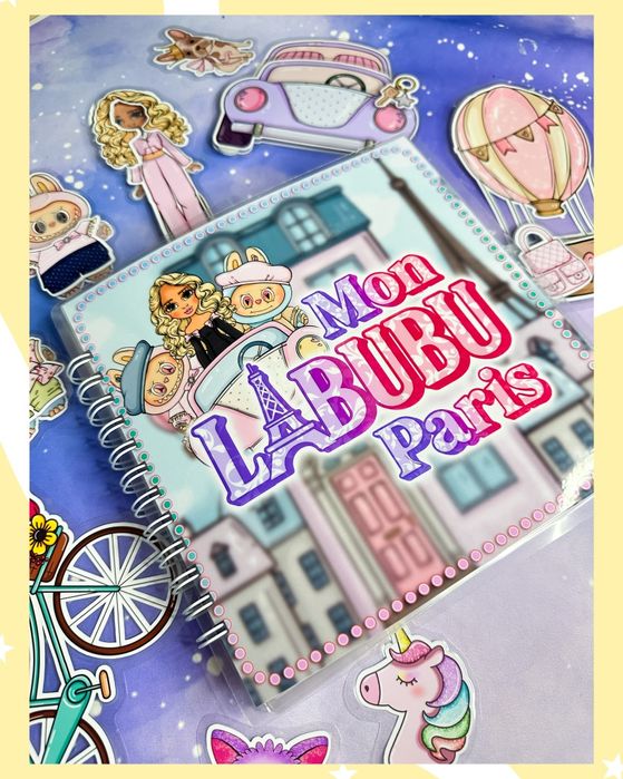 Książka na rzepy Toca Boka, Avatar, Labubu. Lamibook