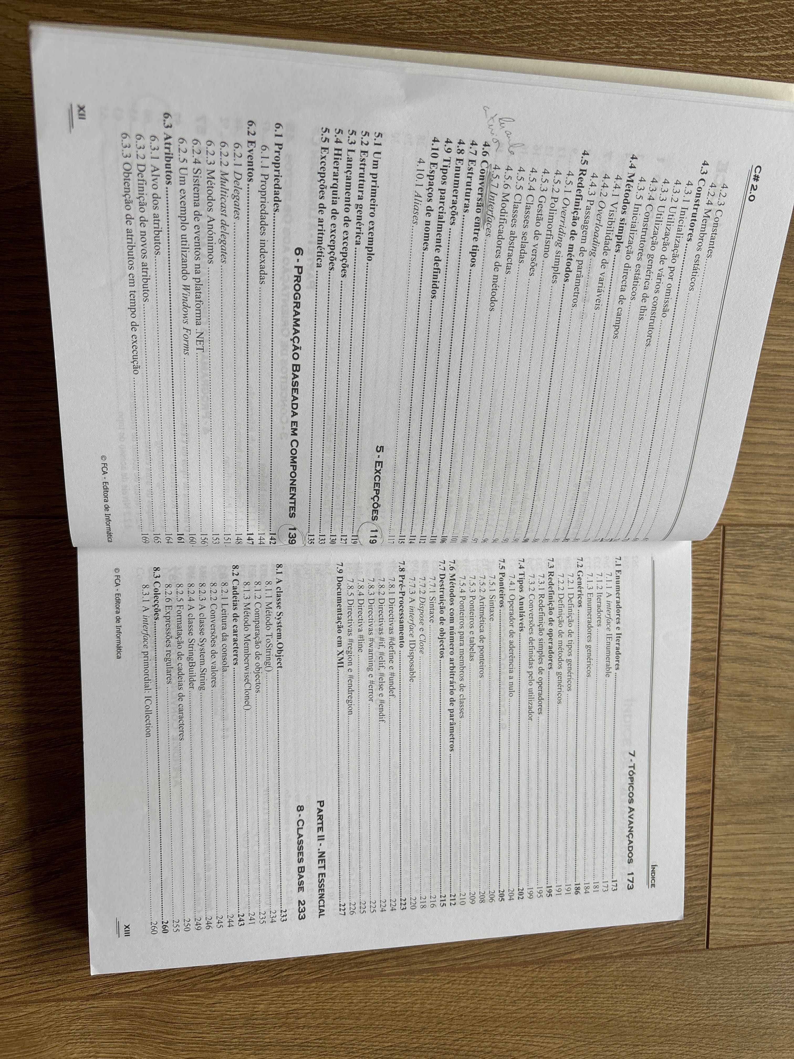 Livro C# 2.0 da FCA