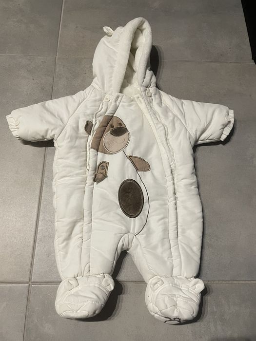 Kombinezon biały 0-3 m