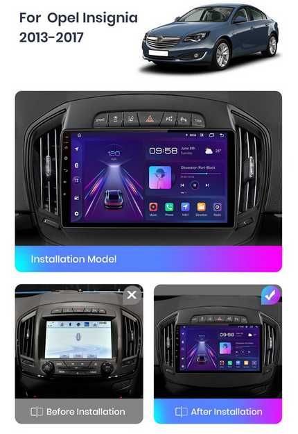 Radio nawigacja Opel Insignia Android polift 2014- WiFi GPS