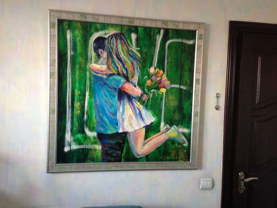 Картина маслом со смыслом и историей