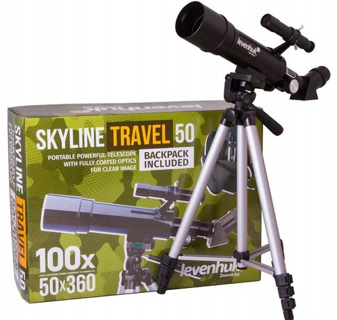 Teleskop dla początkujących Skyline Travel 50