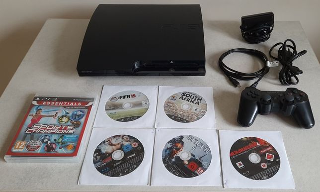 Konsola PlayStation PS3 320GB Pad Kamera kable gry