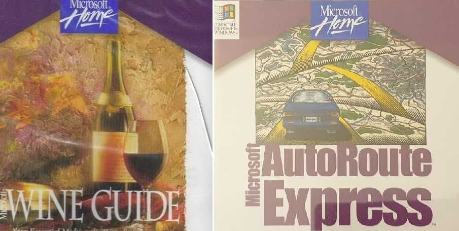 Original MS CDs, vintage: Encarta, Cinemania, Autoroute, Grolier, etc64283899347969124