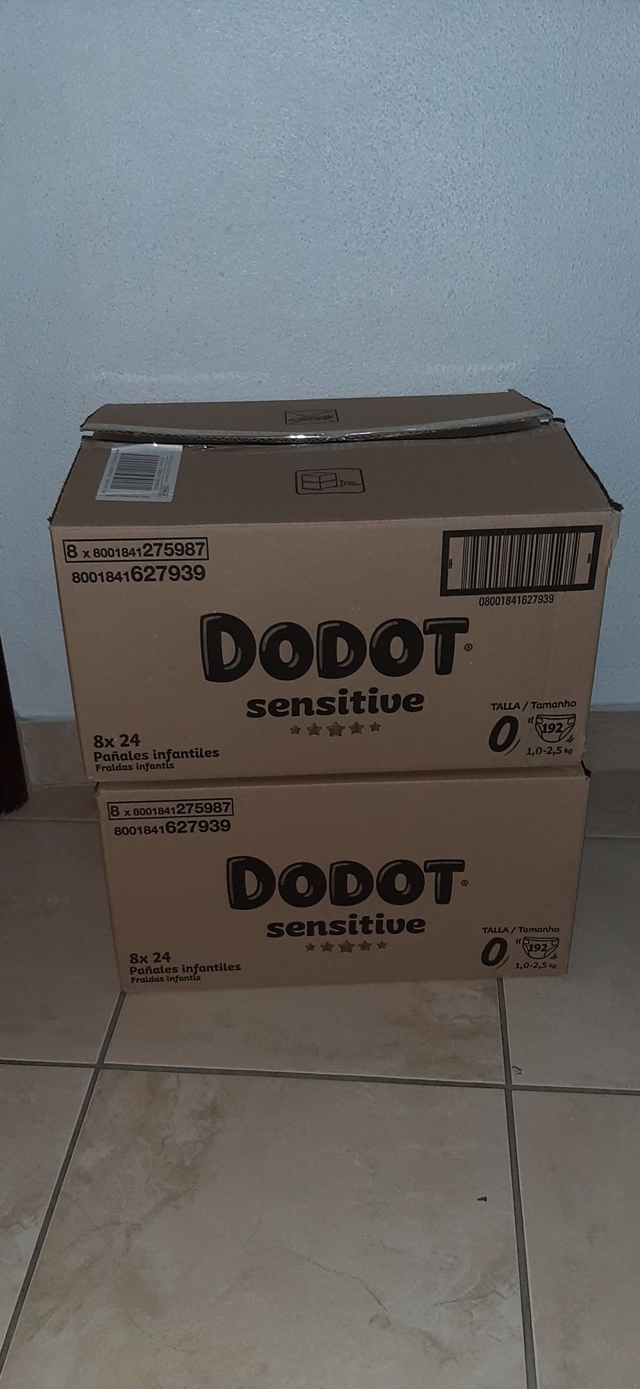 Fraldas Dodot Sensitive T0