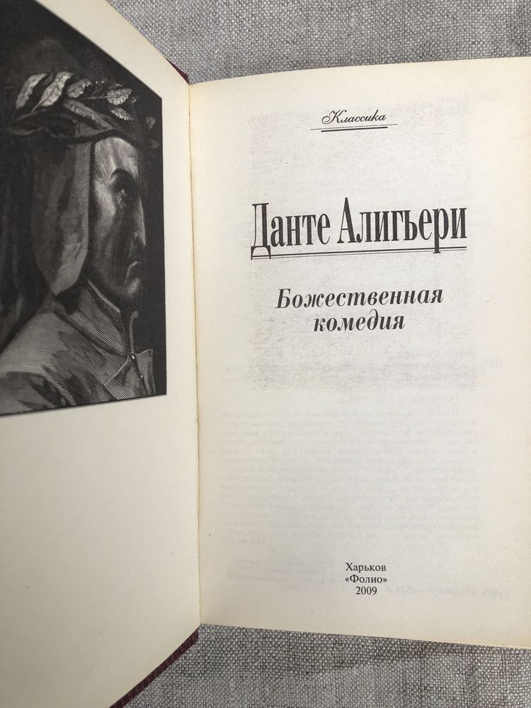 Божественная комедия. Данте Алигъери. Перевод Д. Минаева.