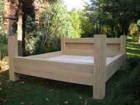 Łóżko drewniane160x200 DĘBOWE MOCNE *HANA* LITE PROFILE