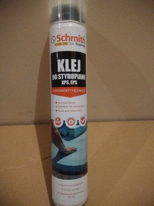 Klej do styropianu 750ml XPS EPS Schmith 12 szt.