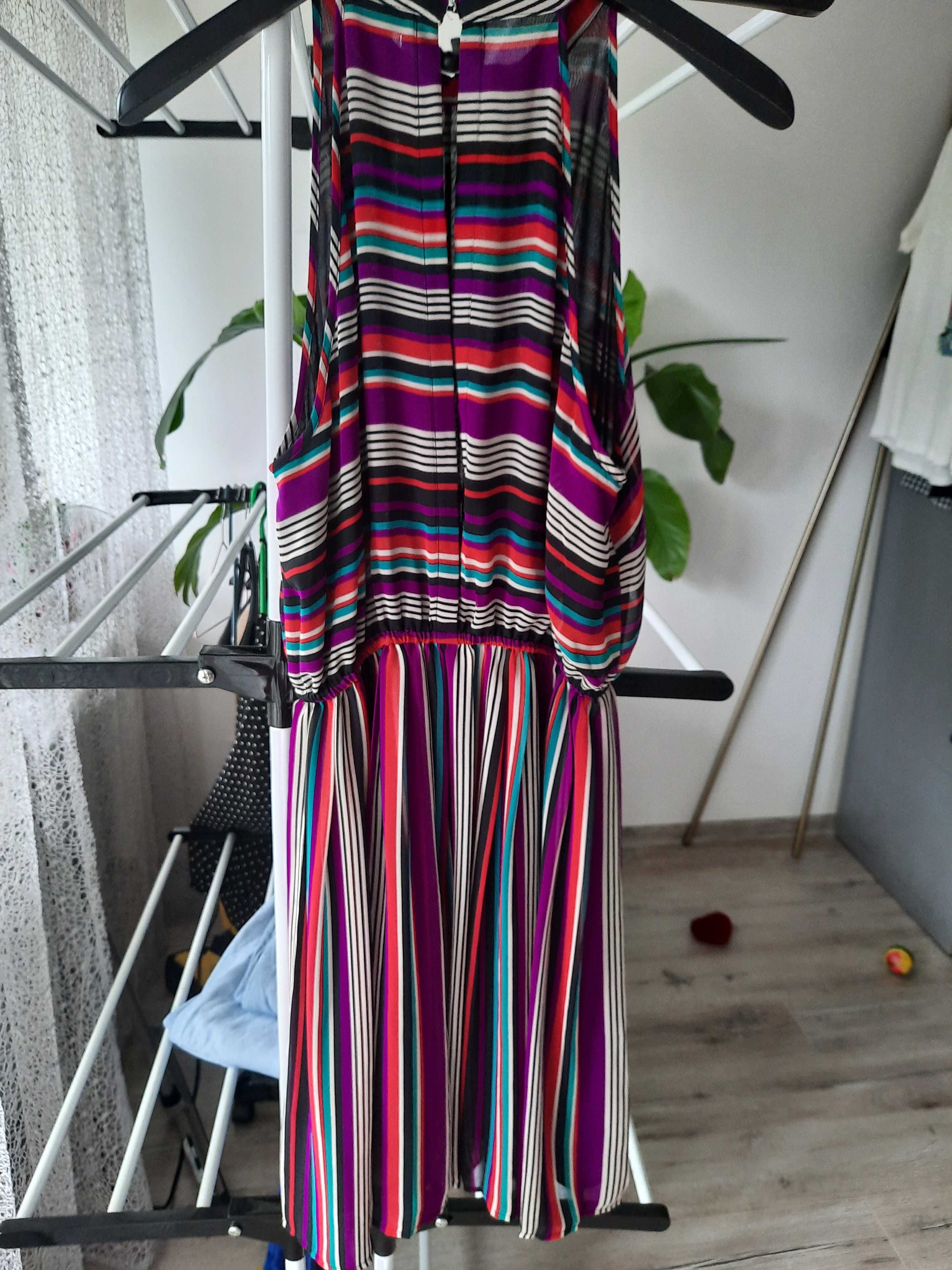 sukienka w paski PAPAYA w rozmiarze 12 ( 40  )