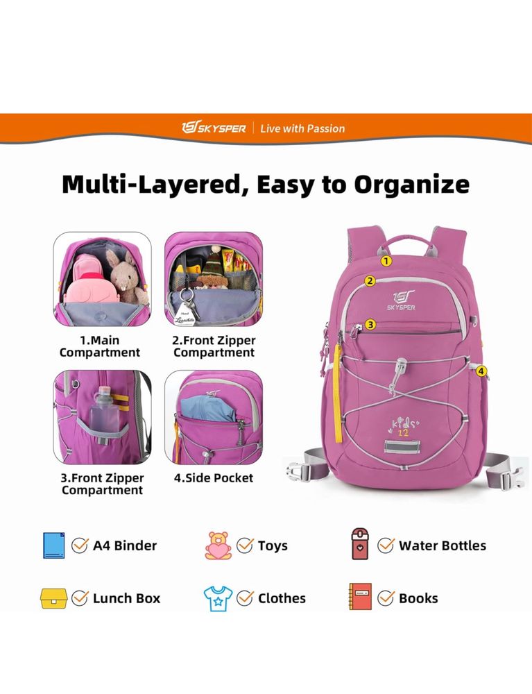 SKYSPER Plecak dla dzieci 12L