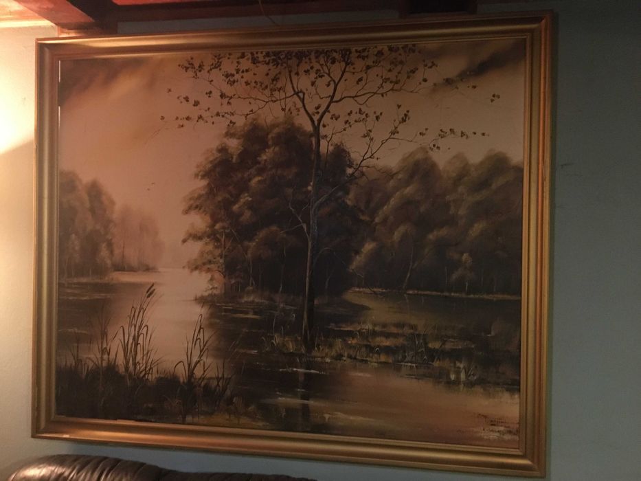 Pejzaż - obraz olejny - duży K. SOBIESKI 74