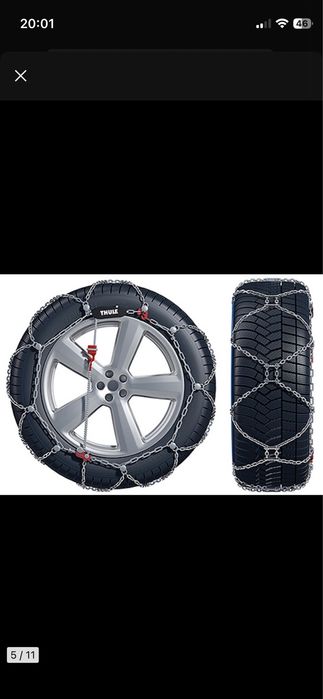 Łańcuchy THULE XG-12 Pro gr. 250 do opon 15” 16” 17” 18” 19” z