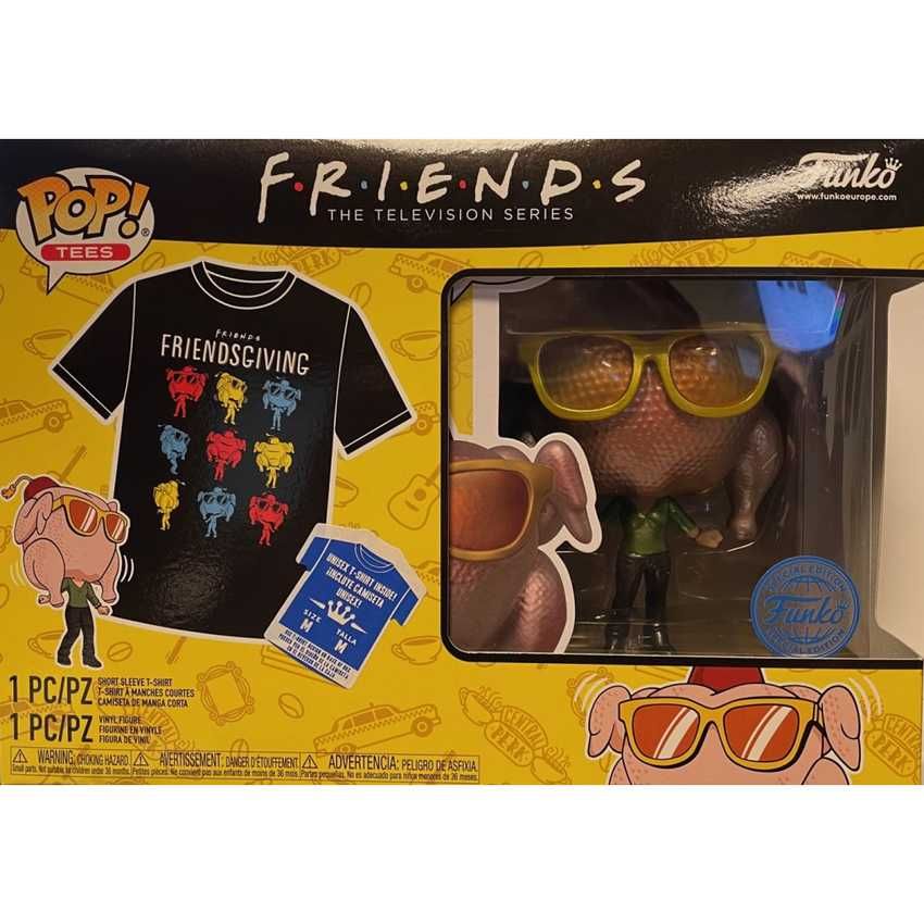 Funko POP Tee Friends Monica Geller Turkey Metallic - Novo e Selado