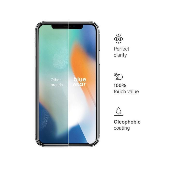 Szkło hartowane do iPhone X / XS / 11 PRO Blue Star