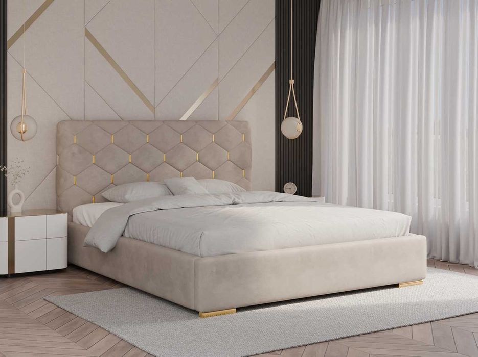 Łóżko tapicerowane  AVIORA 120x200, 140x200, 160x200, 180x200, 200x200